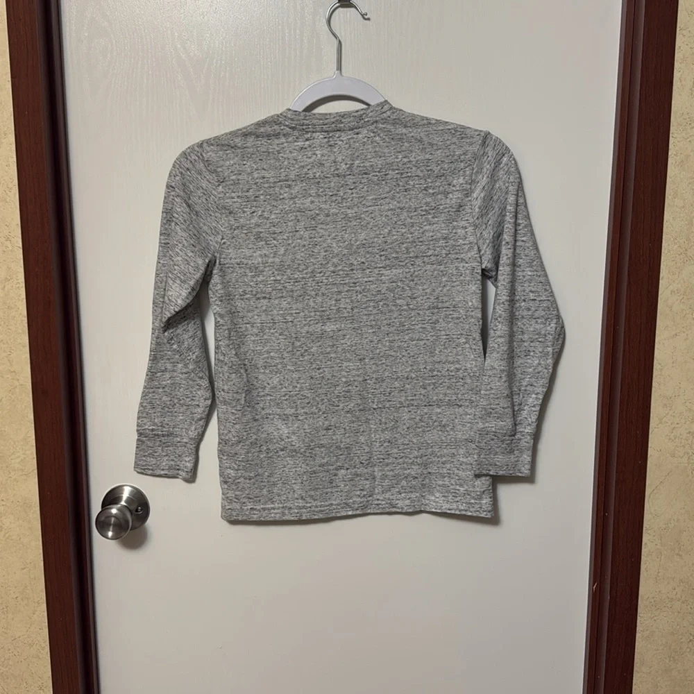 The Children’s Place Gray Henley Shirt Size M (7-8)